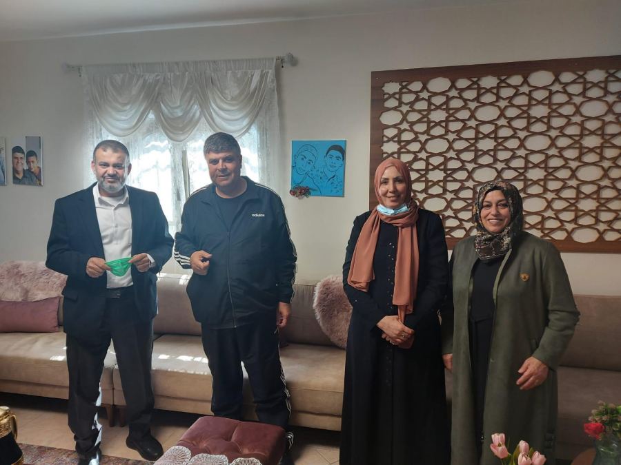 وفد الموحدة يزور رئيس بلدية أم الفحم بعد خروجه من المستشفى ويؤكدون على ضرورة إقالة قائد الشرطة